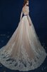 Abito da Sposa Cerniera con Fusciacca in Tulle con Nastro a riva in Pizzo - 3