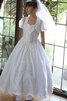 Abito da Cerimonia Bambini Con Giacca Anello con Perline A-Line - 1
