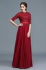 Abito mamma Sposa in Chiffon A-Line Principessa Senza Maniche A Terra - 3
