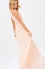 Chiffon A-Line plissiertes klassisches romantisches Brautjungfernkleid mit Reißverschluss - 6