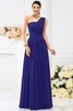Ärmelloses Empire Taille Prinzessin Ein Träger Brautjungfernkleid aus Chiffon - 25