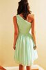 Robe demoiselle d'honneur facile décontracté avec zip manche nulle ruché - 2