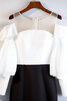 Robe de bal a salle intérieure accrocheur col en bateau discrete naturel - 3