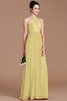 Prinzessin Normale Taille Reißverschluss Neckholder Chiffon Brautjungfernkleid - 13