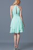 Ärmelloses A-Linie Chiffon prächtiges knielanges Brautjungfernkleid - 4