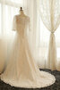 Robe de mariée a eglise longueru au niveau de sol rêveur luxueux naturel - 2