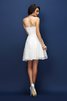 Prinzessin Drapiertes Reißverschluss Brautjungfernkleid mit Bordüre aus Satin - 30