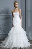 Abito da sposa moda a chiesa squisito convenzionale senza maniche con bottone - 3