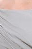 Robe demoiselle d'honneur simple courte informel avec sans manches fermeutre eclair - 5