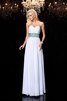 Normale Taille Prinzessin Bodenlanges Sittsames Ballkleid ohne Ärmeln - 4