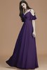 Normale Taille Prinzessin Spaghetti Träger A Linie Bodenlanges Brautjungfernkleid - 19