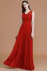 A Linie Prinzessin Normale Taille Ärmelloses Bodenlanges Brautjungfernkleid - 29