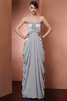 Robe de bal longue fermeutre eclair longueru au niveau de sol avec perle maillot - 1