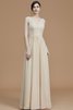 V-Ausschnitt Prinzessin Normale Taille Reißverschluss A Linie Brautjungfernkleid - 2
