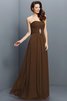 Chiffon Prinzessin Empire Taille A Linie Reißverschluss Brautjungfernkleid - 4