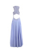 Perlenbesetztes schlichtes extravagantes Modern Netzstoff Abendkleid mit Falte Mieder - 5