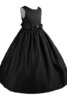 Robe de cortège enfant manche nulle ligne a col u profond avec nœud - 2