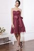 Vestido de Dama de Honor de Corte princesa de Corte-A de Escote Corazón con Cintas - 6