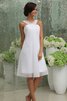 Robe de mariée parfait branle au bord de la mer avec zip attirent - 1