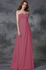 Vestido de Dama de Honor de Corte-A de Sin mangas de Largo de Volante - 27