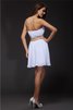 Robe de cocktail de princesse a-ligne avec sans manches de bustier avec perle - 2