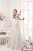 Elegantes romantisches Brautkleid mit Rücken Schnürung mit Knöpfen - 2