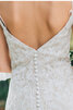 Sencillo Vestido de Novia en Encaje de Deslumbrante de Exclusivo - 5