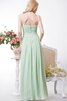 Robe demoiselle d'honneur simple plissage luxueux moderne avec chiffon - 3