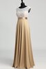 A-Linie Spitze stilvolles schlichtes Ballkleid mit Gürtel mit gekappten Ärmeln - 8
