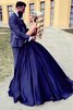 Unverwechselbar Reißverschluss Duchesse-Linie Ballkleid mit Rüschen ohne Ärmeln - 3