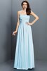 Herz-Ausschnitt Satin Ärmelloses Brautjungfernkleid mit Drapierung mit Plissierungen - 18
