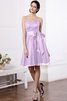 Vestido de Dama de Honor de Corte princesa de Corte-A de Escote Corazón con Cintas - 19