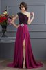 Sweep Zug Prinzessin Ärmellos A-Linie Anständiges Abendkleid - 1