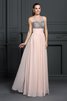 Bateau Ausschnitt Empire Taille Prinzessin A Linie Sittsames Abendkleid - 1