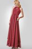 Empire Taille A-Line langes bodenlanges Abendkleid mit Plissierungen - 3