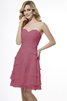 Reißverschluss Herz-Ausschnitt Normale Taille Chiffon Prinzessin Brautjungfernkleid - 27