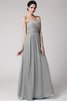Robe demoiselle d'honneur plissage longue au drapée fermeutre eclair de fourreau - 28