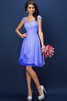 Abito da Damigella in Chiffon con Piega Conotta A-Line Principessa - 17