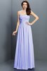 Herz-Ausschnitt Satin Ärmelloses Brautjungfernkleid mit Drapierung mit Plissierungen - 17