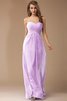 Empire Taille Ärmelloses Enges Chiffon Bodenlanges Brautjungfernkleid - 23
