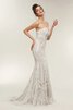 Abito da sposa bella in pizzo retro in stain elastico naturale spazzola treno - 2