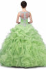 Robe de quinceanera de princesse absorbant jusqu'au sol majestueux longue - 3