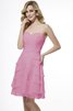 Reißverschluss Herz-Ausschnitt Normale Taille Chiffon Prinzessin Brautjungfernkleid - 21