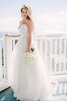 Robe de mariée distinguee moderne charmeuse bandouliere spaghetti col en forme de cœur - 2