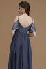 Normale Taille a linie Prinzessin Fabelhaft Brautjungfernkleid ohne Ärmeln - 8