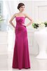 Robe demoiselle d'honneur naturel cordon de bustier en satin maillot - 1