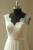 Robe de mariée longue elégant ceinture avec chiffon de lotus - 3