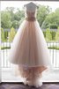 Rückenfreies Herz-Ausschnitt Duchesse-Linie romantisches Elegantes Brautkleid mit Perlen - 1
