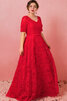 Ehrenvoll Halle Pompöse Bodenlanges Brautkleid mit Schleife - 7