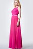 Glamouroso&Dramatico Vestido de Dama de Honor en Encaje de Cremallera con Cintas - 5
